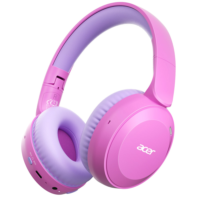 Anc Wireless Over Ear Headphones - Acer OHR668, cuffie Bluetooth 6.0 per