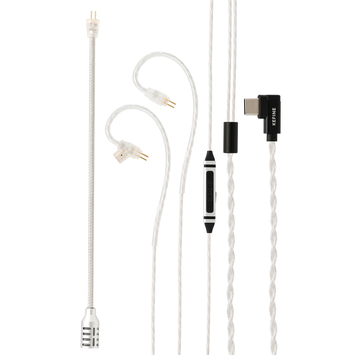 Type C Wired Earphones With Mic - Cavo Gaming Kefine per Auricolari HiFi