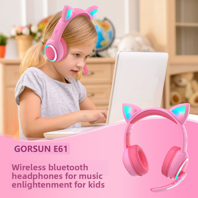 Cuffie Bluetooth con design a  - Cat Ear Bluetooth Headset Led recensione e prezzo