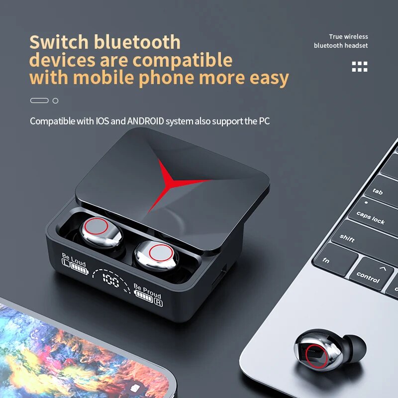 Auricolari Bluetooth 5.3 M90 T - Tws Earbuds Bluetooth 5.3 recensione e prezzo