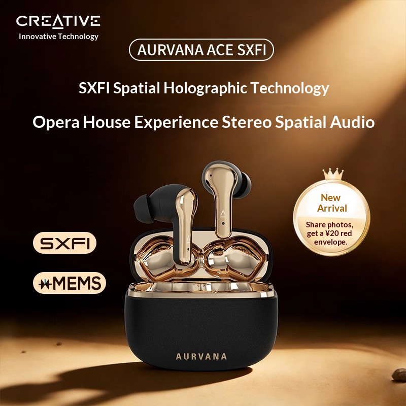 Nuovi creativi ACE SXFI TWS Au - Tws Earbuds Bluetooth 5.3 recensione e prezzo